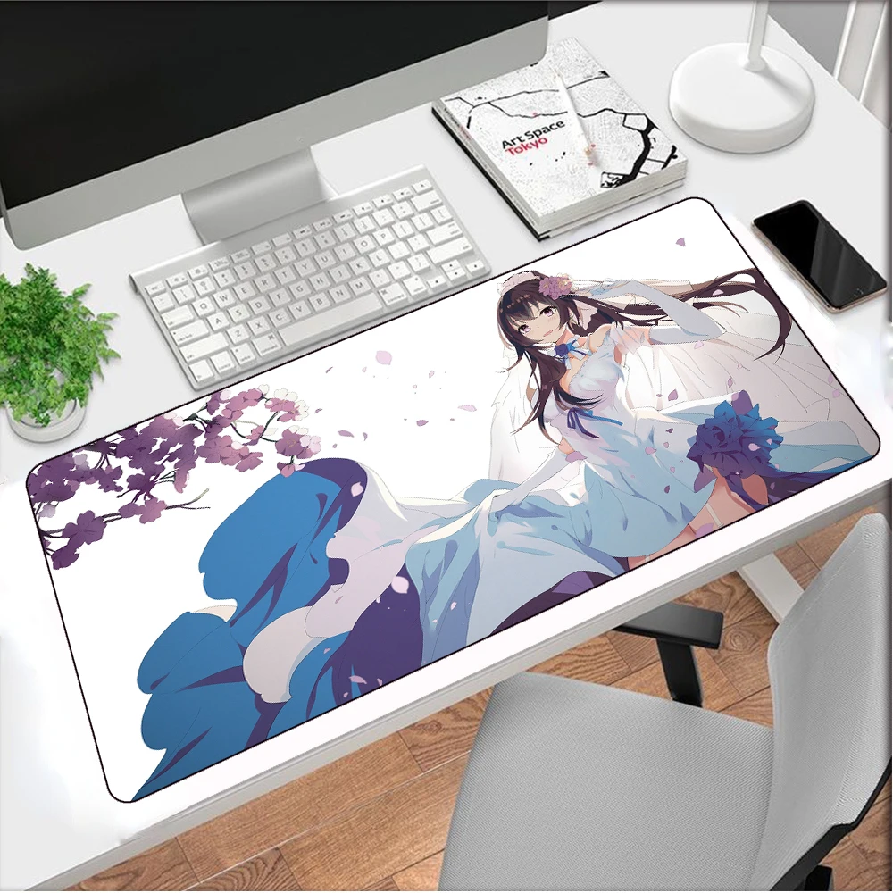 Imagem -04 - Sakura Tapete de Rato Rgb Almofada do Rato Grande Led Acessórios para Jogos Mesa Portátil Esteiras Luz Usb Teclado Mecânico Genshin Apex Lendas