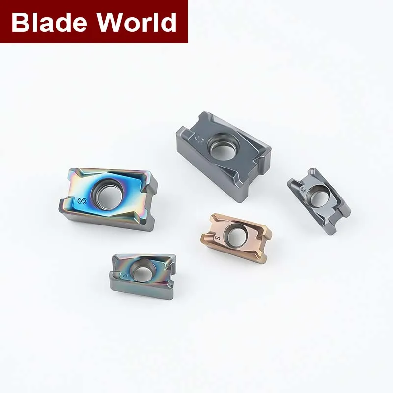 10 pièces LNPU110408 LNPU15T608 insert en carbure insert de fraisage à alimentation rapide Indexable outil de fraisage de coupe lourde pour fraise LN11