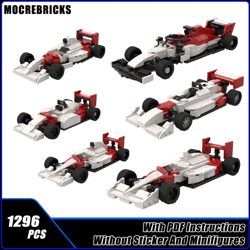 

MOC F1 Race Speed Sport Super Champion Модель автомобиля Сборка Строительный блок DIY Оригинальность Кирпич Головоломка Мальчик Коллекция игрушек Подарки