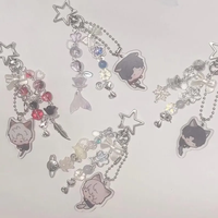 Love with Deep Space Chibi Kitty keychain