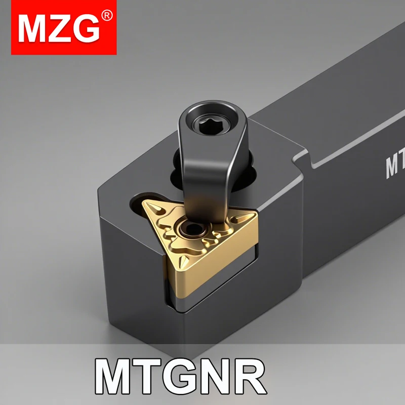 

MZG MTGNR1616 MTGNR2020 MTGNR2525 External Turning Tool TNMG Insert MTGNR Lathe Bar Turning Holder CNC Cutting Tool Cutter Bar