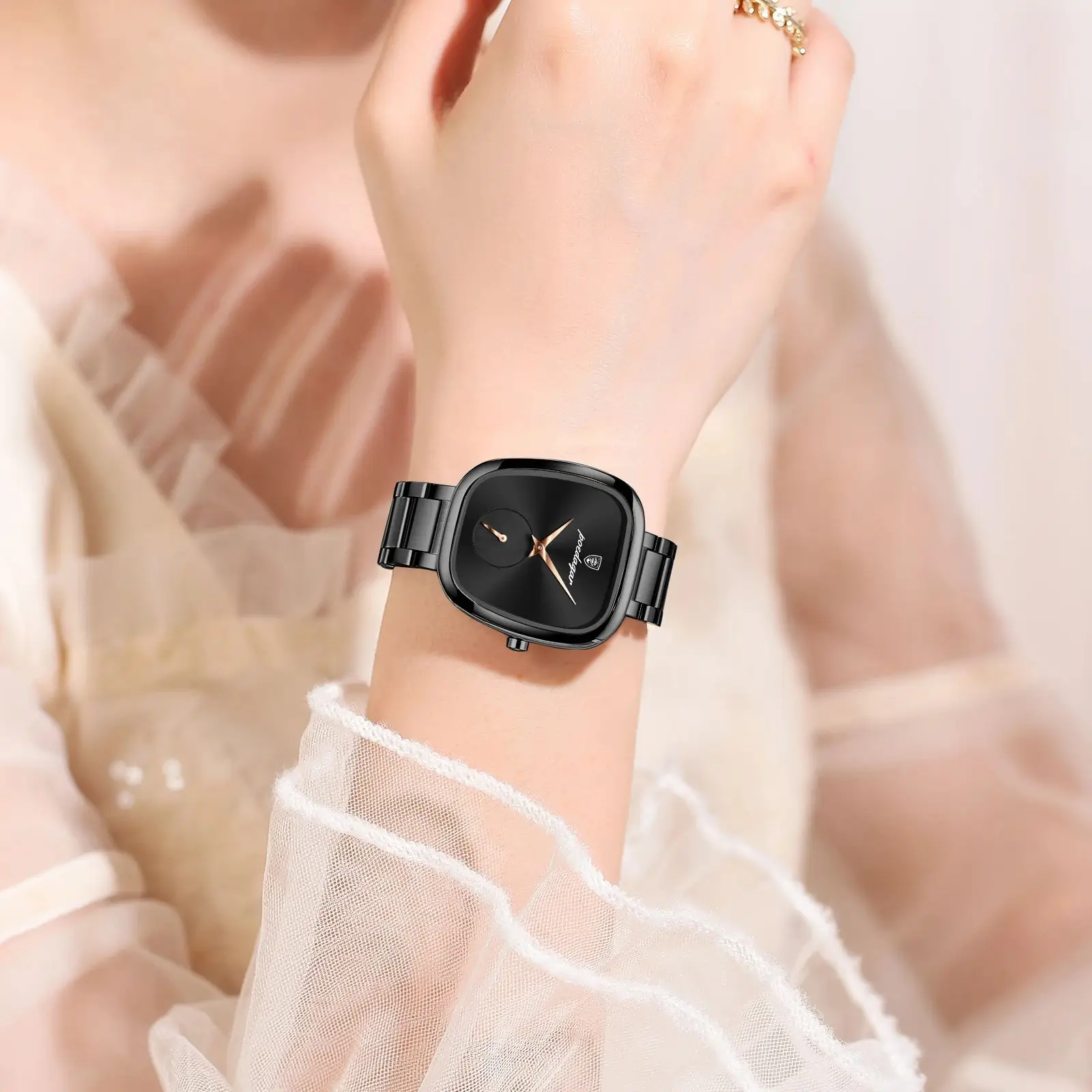 POEDAGAR элегантные повседневные женские кварцевые часы водонепроницаемые часы из нержавеющей стали для женщин модные роскошные женские наручные часы Reloj