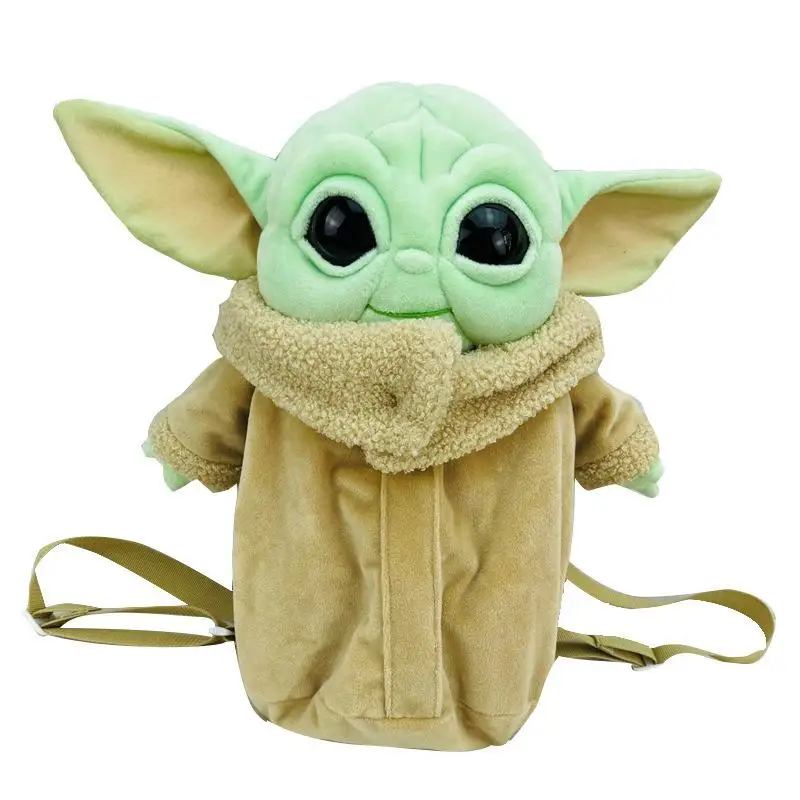 

New In Disney Star Wars Cute Action Figures Baby Yoda Plush Backpack Doll Mandalorian Stuffed Bag Cute Backpack Disney Bag