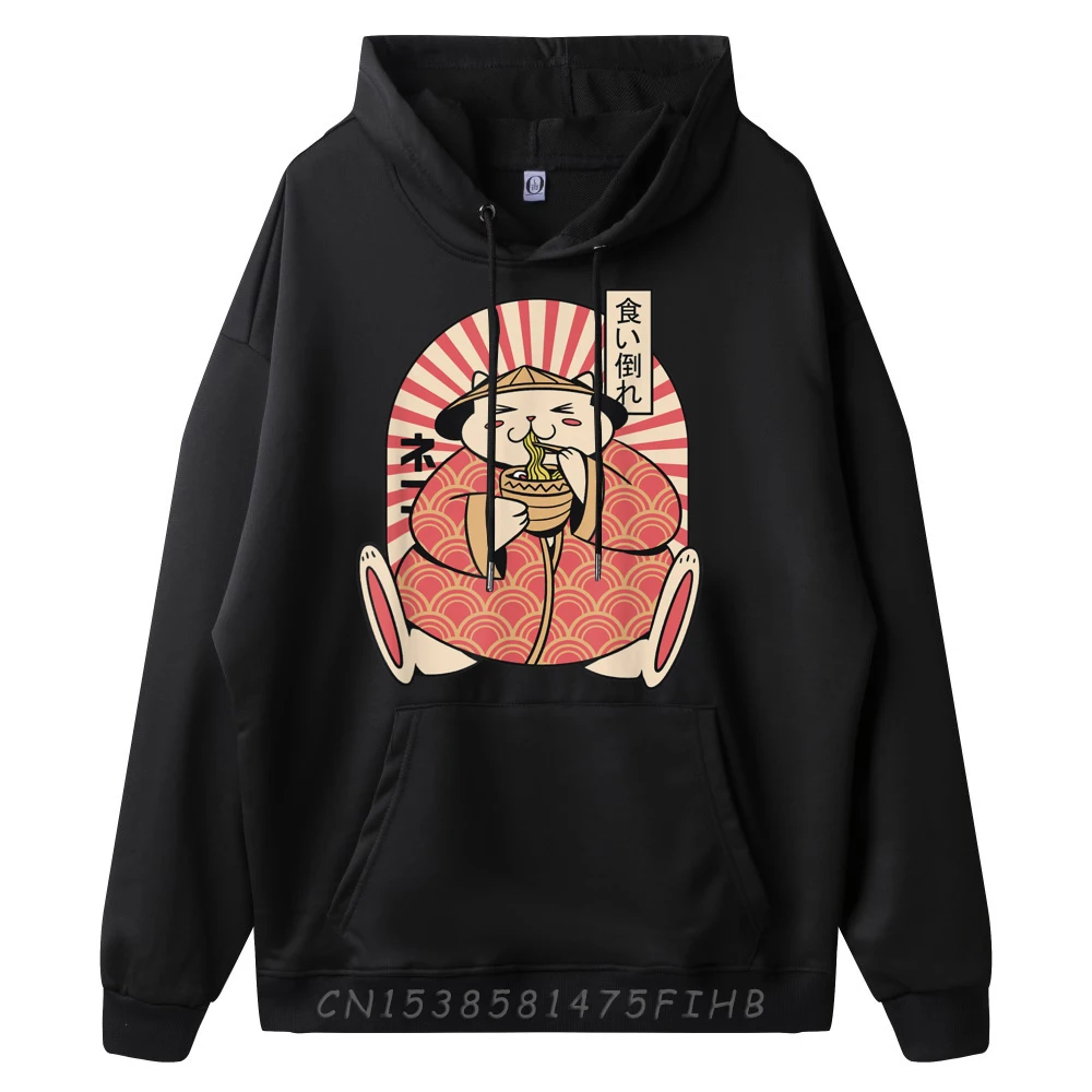 Japanese Grpahic Tee Man Clothes Character New In Hoodies & Sweatshirts Christmas Sweater Men's Winter Clothes