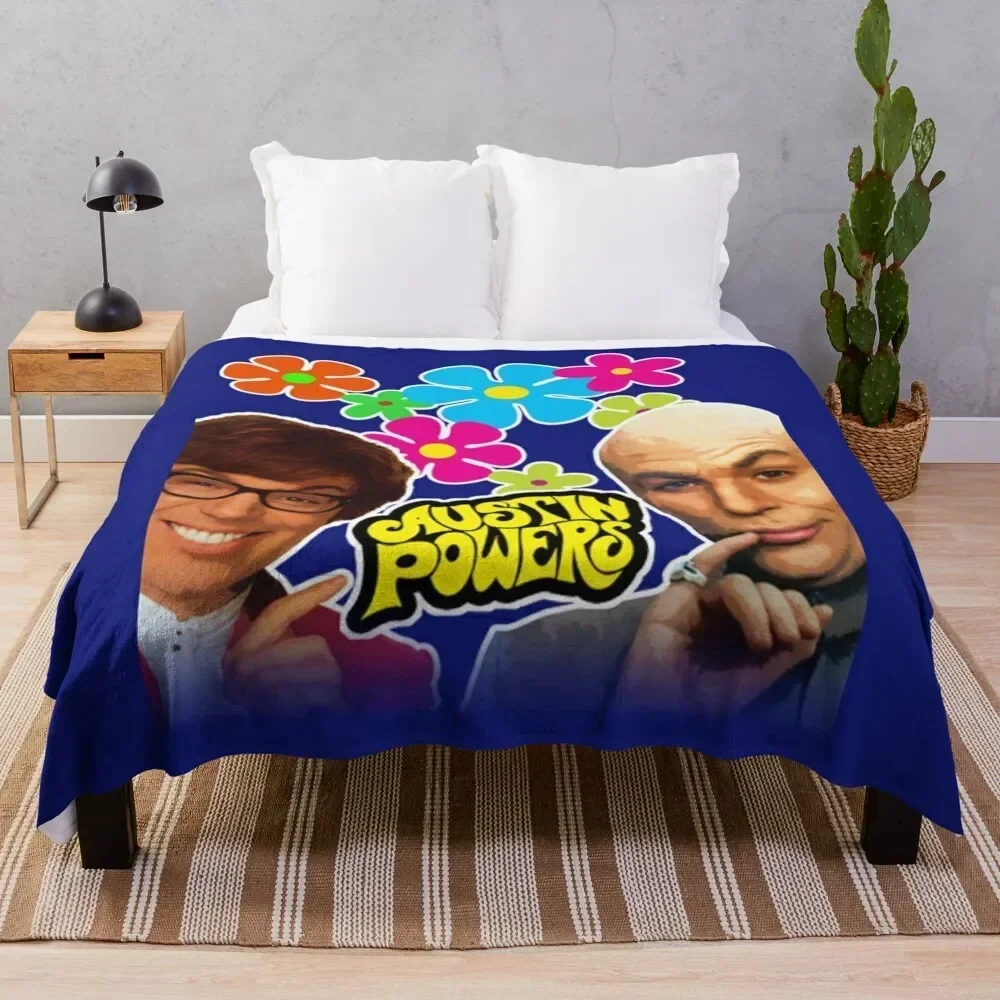 

Austin Powers Throw Blanket Cozy Home Blanket Gift for Christmas Holiday