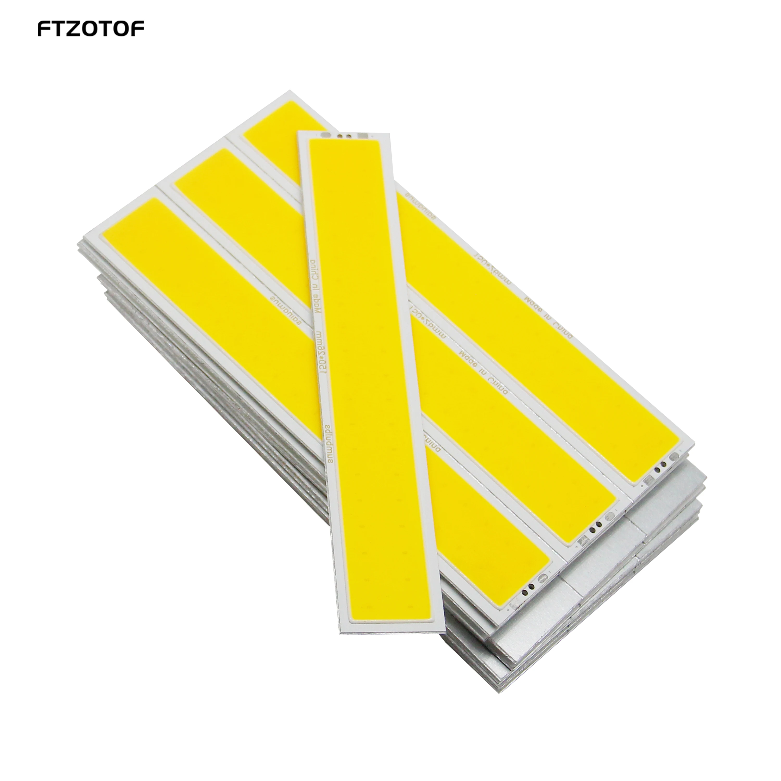 FTZOTOF 12V LED COB Chip Lamp 150x26mm 8W Strip Bar Onboard 15cm Cool Warm White For Car Light Source 500lm Decor Bulbs Work