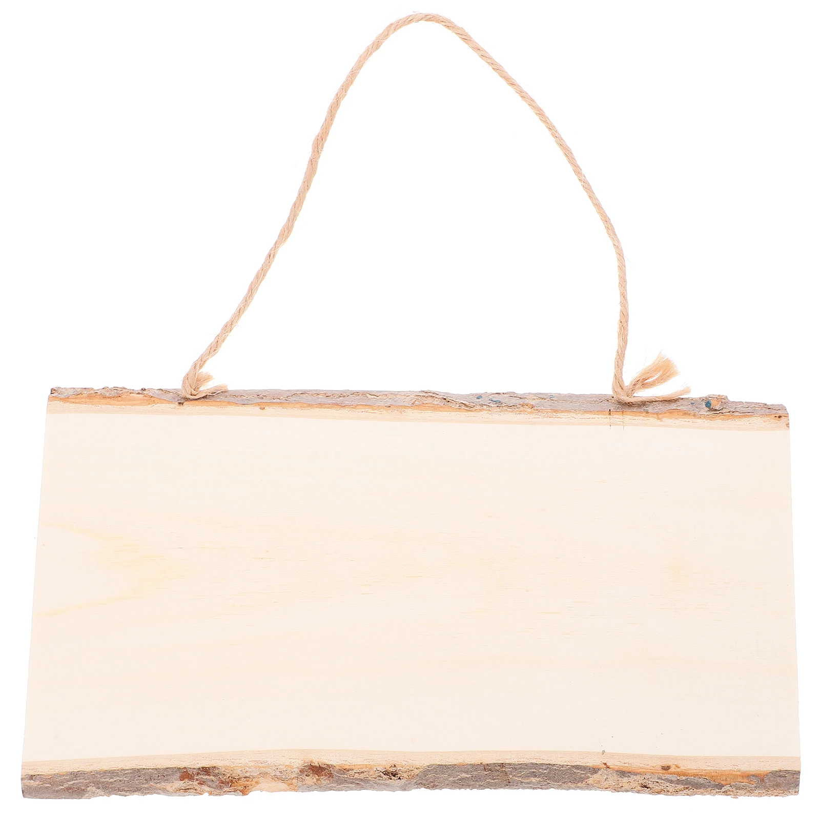 

2 pcs Wooden Hanging Board Light Weight Hemp Rope Diy Display Message Board For Home Cafe Bar Decor Wall Pendant