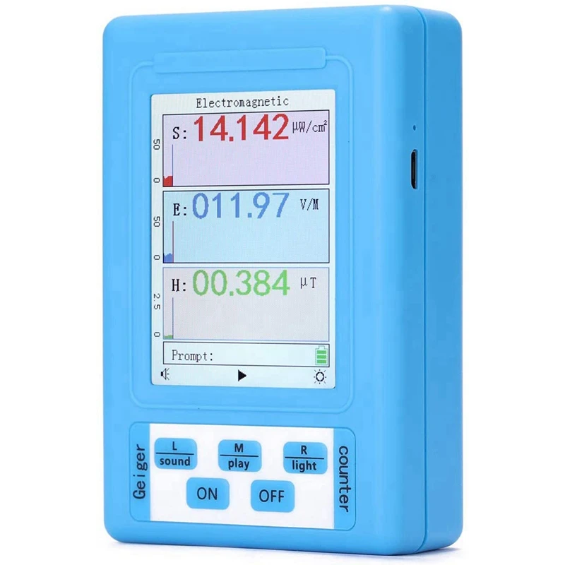 HOT SALE 3X BR-9A Handheld Portable Electromagnetic Radiation Detector High Precision Electromagnetic Radiation Tester