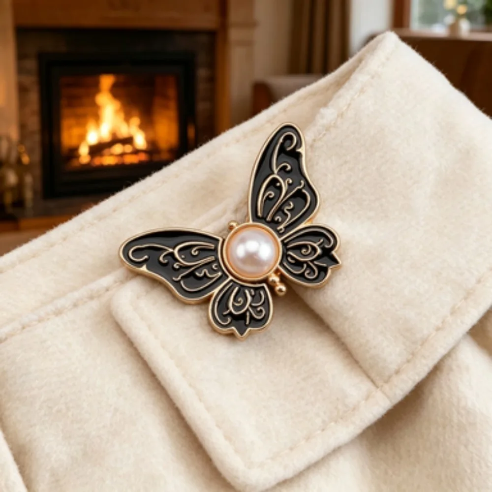 Butterfly Clothing Waist Closing Button Jeans Ornaments Removable Tighten Waist Button Detachable Waist Clip Women Adjustable