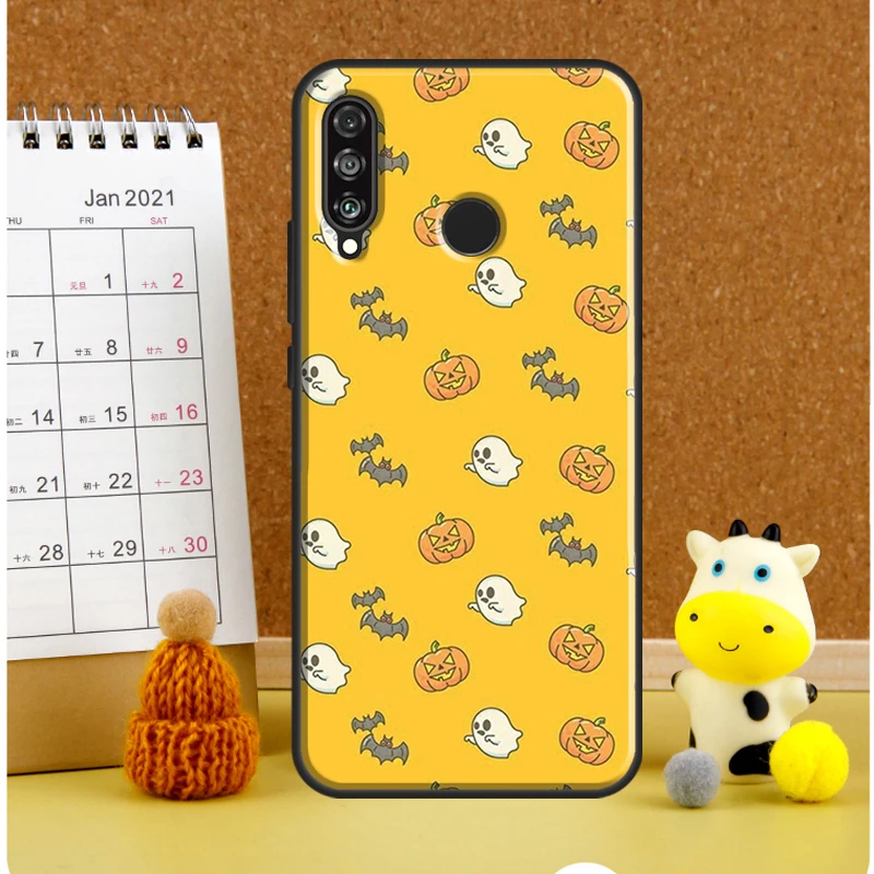 Cute Halloween Ghost Case For Huawei Nova 5T 3i 7i 8i 11i Y60 Y70 Y90 Y91 Y61 9 10 SE P30 P40 Lite P60 Pro Cover