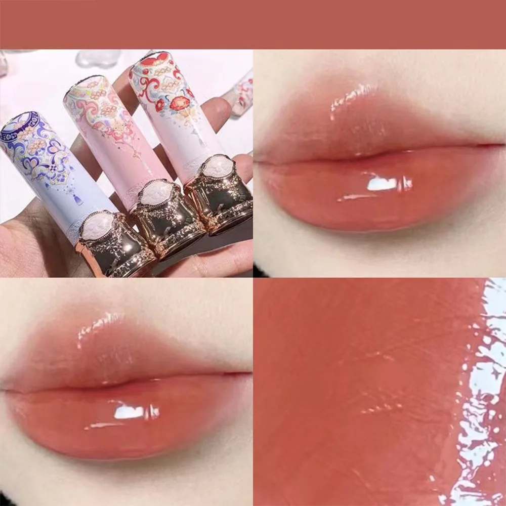 Flower Knows Butterfly Cloud Collar Collection Glossy Lipstick Makeup Tool Long Lasting Mirror Lip Glaze Waterproof Moisturize