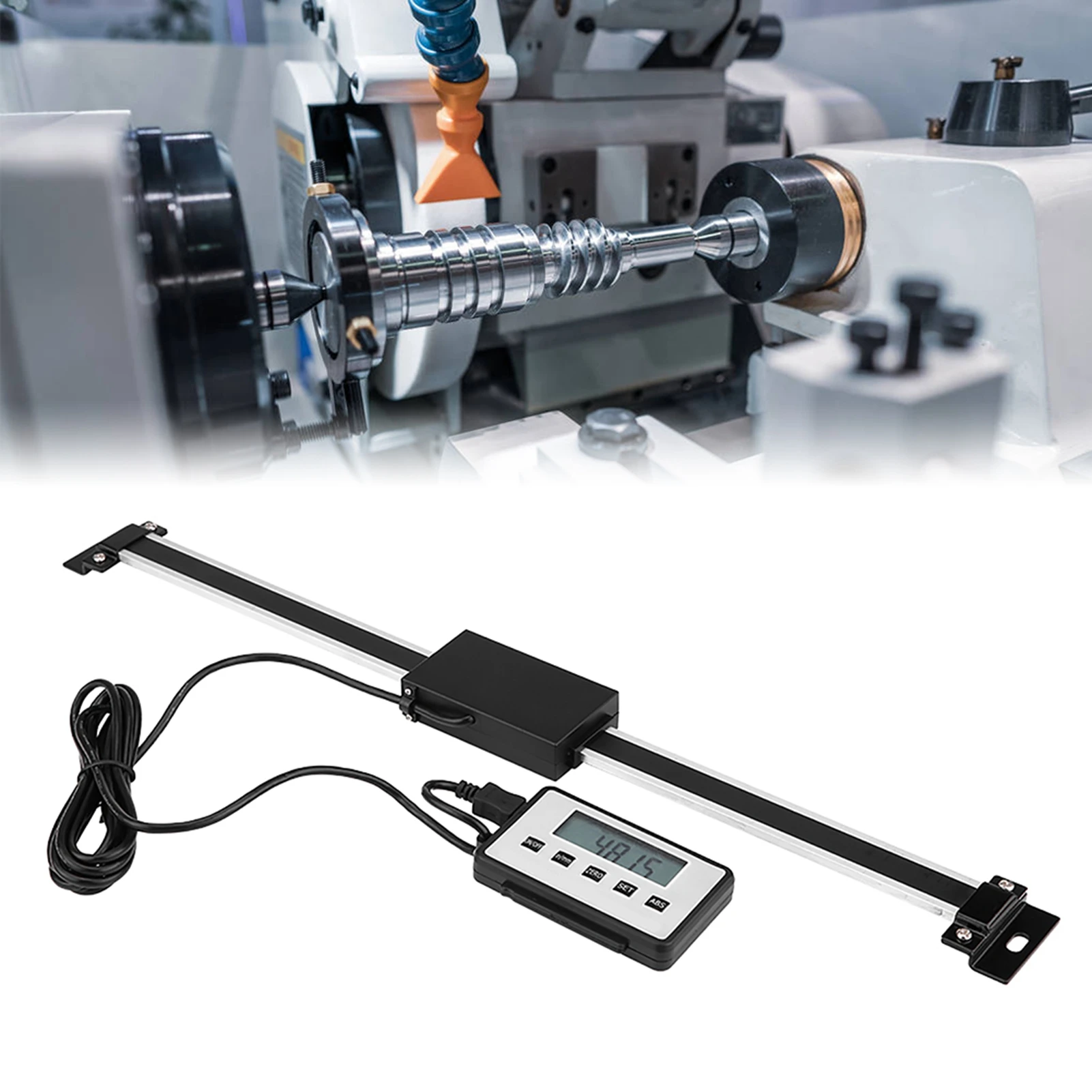 

0-300mm Accurate Digital Linear Scale LCD Readout Kit for Milling Machines Lathes Remote Linear Scale Digital Readout Kit