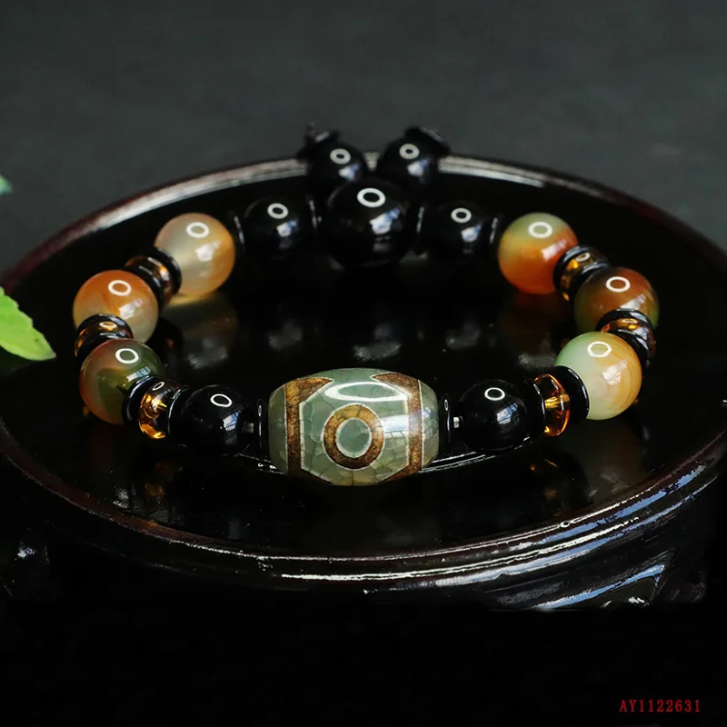 Three-Eye Dzi Bead …