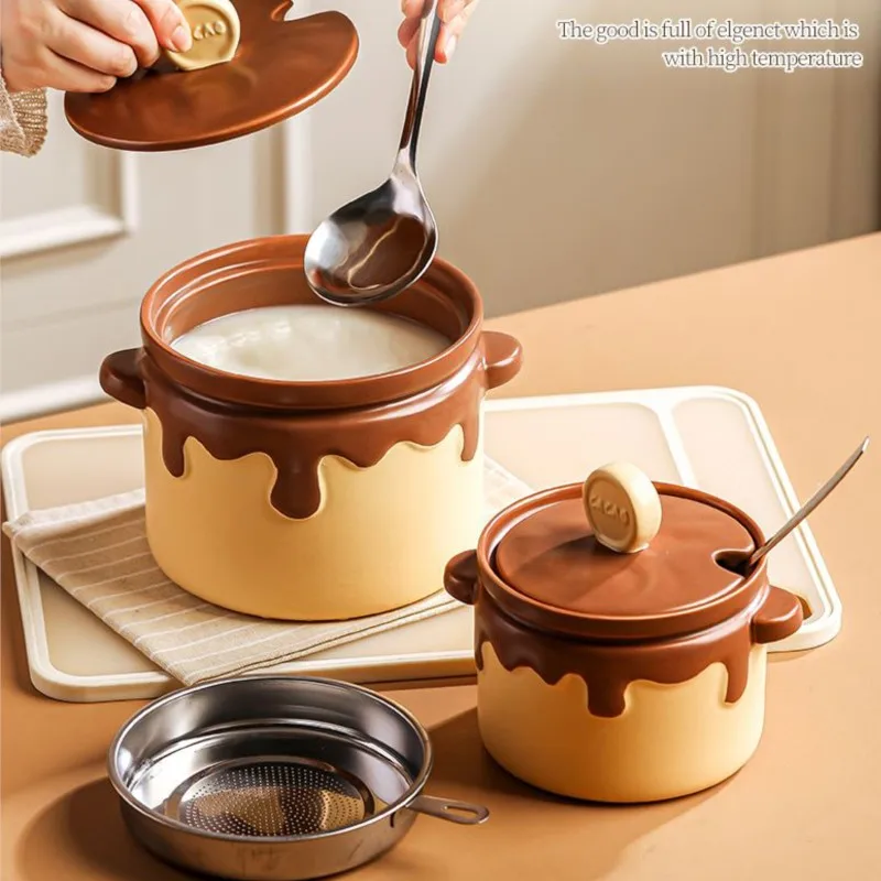 

Керамический резервуар для масла в виде свиньи, резервуар для приправ, устойчивый к высоким температурам, брызги масла, острая банка для хранения, большая емкость, банка для приправ ZG760