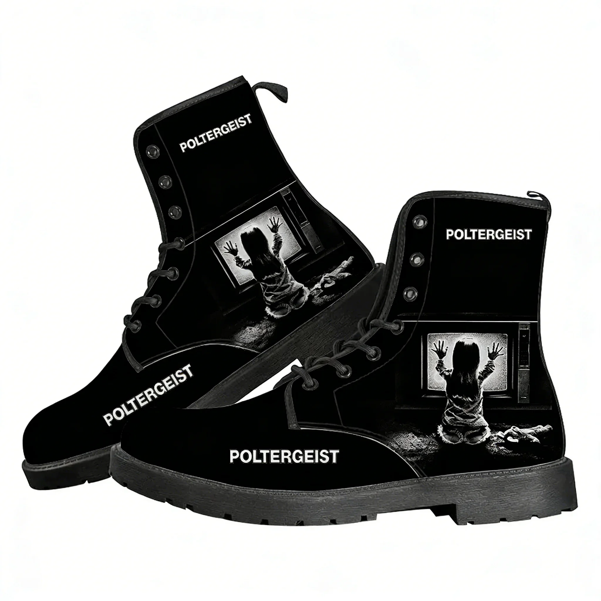 Poltergeist Boot Mens Womens Teenager Casual Boot Outdoor High Quality Personalized Casual Lightweight Pattern Custom Made Shoes