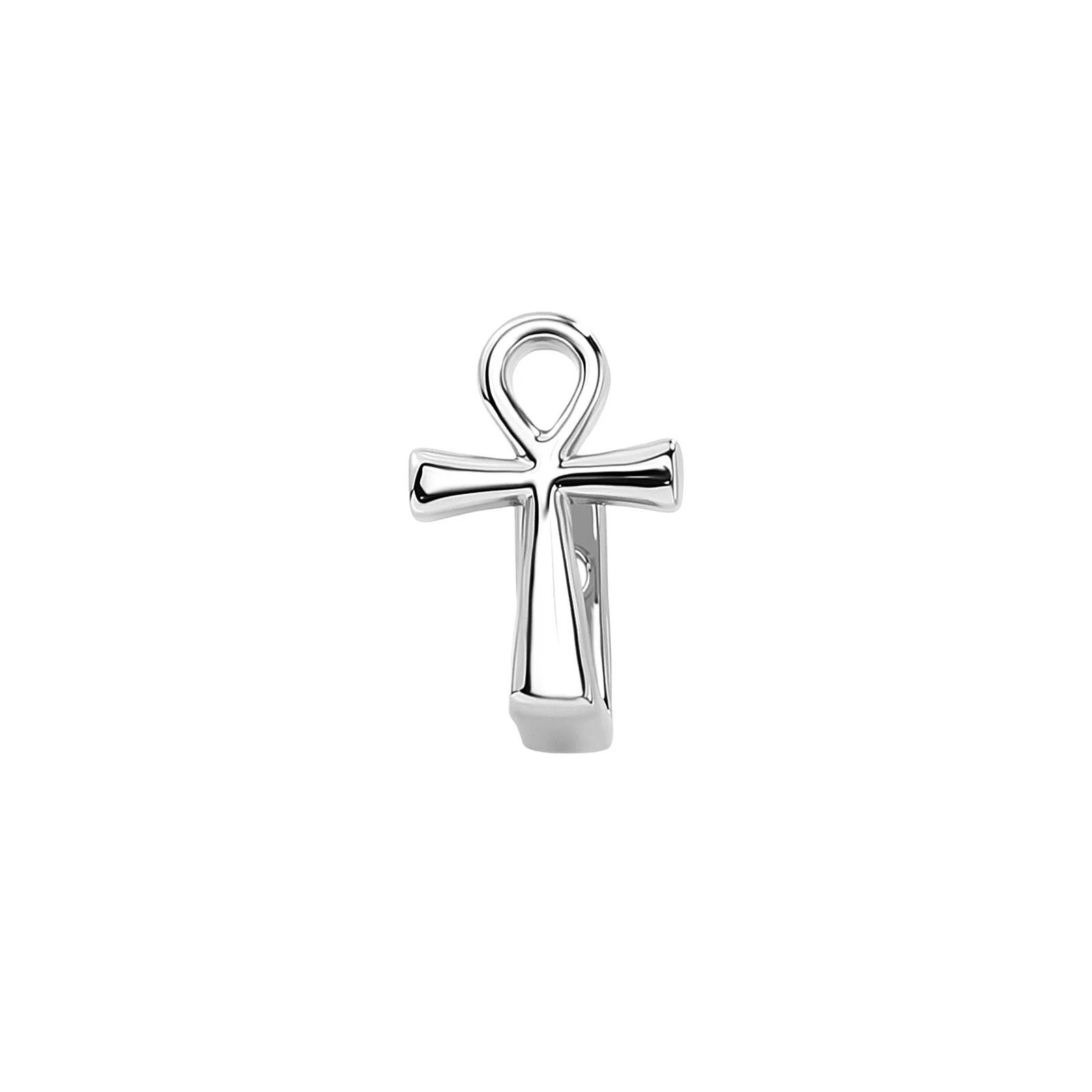 Unique Egyptian Ankh Grillz Hip Hop Bling Zircon Top Bottom Single Tooth Caps Rapper Punk Party Dental Jewelry Accessories