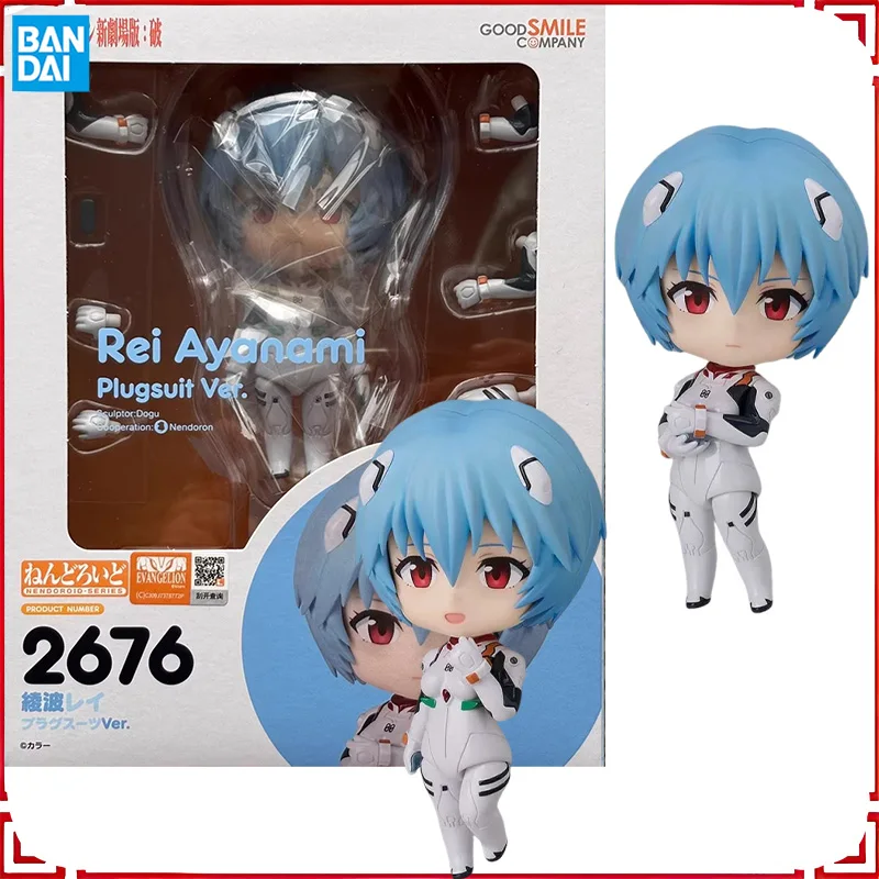 GSC Nendoroid Genuíno EVA REI AYANAMI Plugsuit Anime Action Figure Colecionável Articulado Boneco de Ação Brinquedo Presente para Colecionadores de Anime