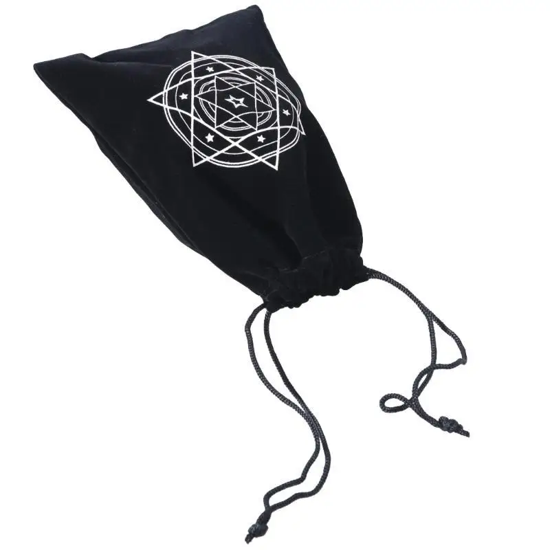 652F Stylishs التارو بطاقات حقيبة التخزين الساحرات العرافات حالة حامل بطاقة التارو