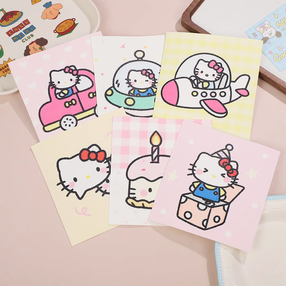 

The New Hot-selling Cute Kt Dishwashing Sponge Kitchen Cleaning Wood Pulp Dishwashing Cotton Is Suitable for Daily Use