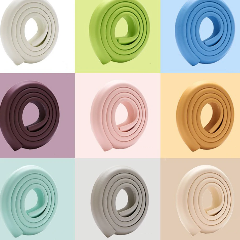 شريط حماية مضاد للتصادمات للأطفال، أبيض متين وقابل للتصادم، شريط ممتص للصدمات لزوايا المنزل للرضع