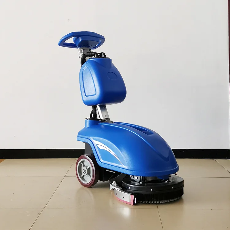 Custom 350 Floor Scrubber 3 in 1 Washing Scrubbing Vacuuming Push Type Cleaning Machine for Factories Workshops Shopping Malls