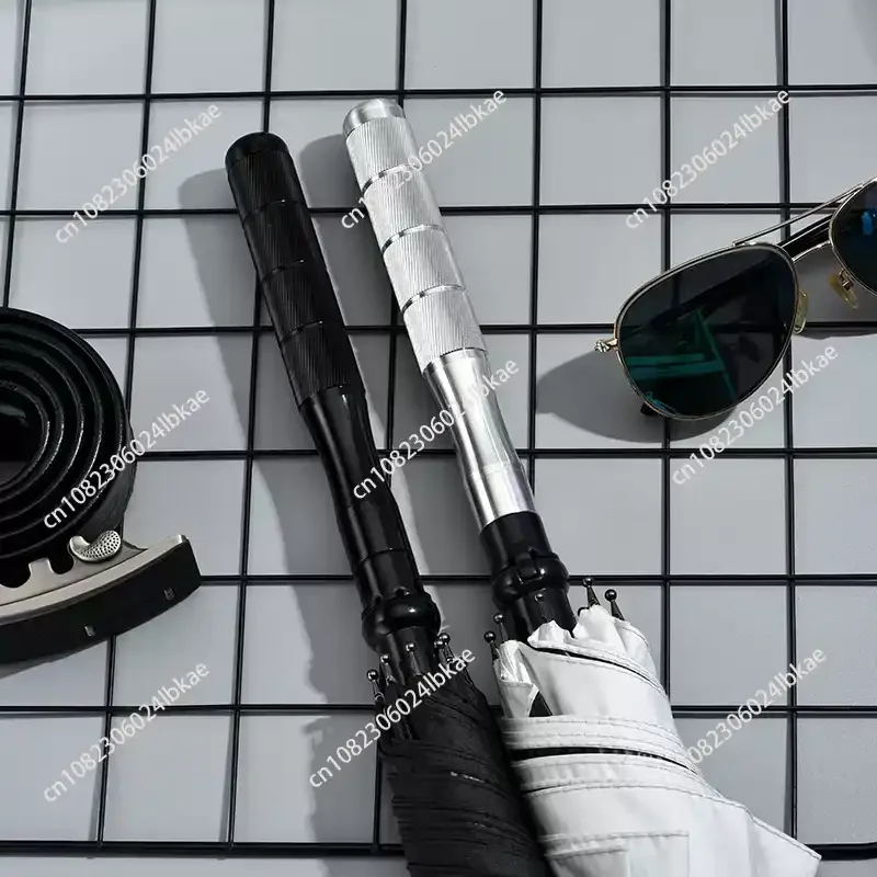 

Self defense person Walking Cane Stick 2-In-1 Sturdy Windproof UV Protection Umbrella Suitable for Hiking Hanging Out On Raining