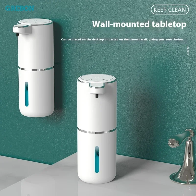 Smart Automatic Foam Soap Dispenser Touch-free Sensor-controlled Hand-washer Machine Bathroom Rechargeable Liquid Soap Dispenser