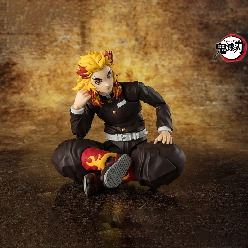الصندوق الأصلي بانداي SHF شيطان القاتل كيوجورو رينجوكو مجموعة الشكل النهائي أطقم منمذجة أنيمي لعبة الحركة الكاملة هدايا للأطفال في صدمة #5