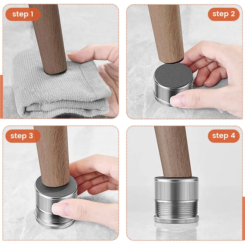 AB08-2Pcs Adjustable Bed Risers Heavy Duty Protectors Furniture Anti-Vibration Legs Multi-Function Furniture Legs Fittings