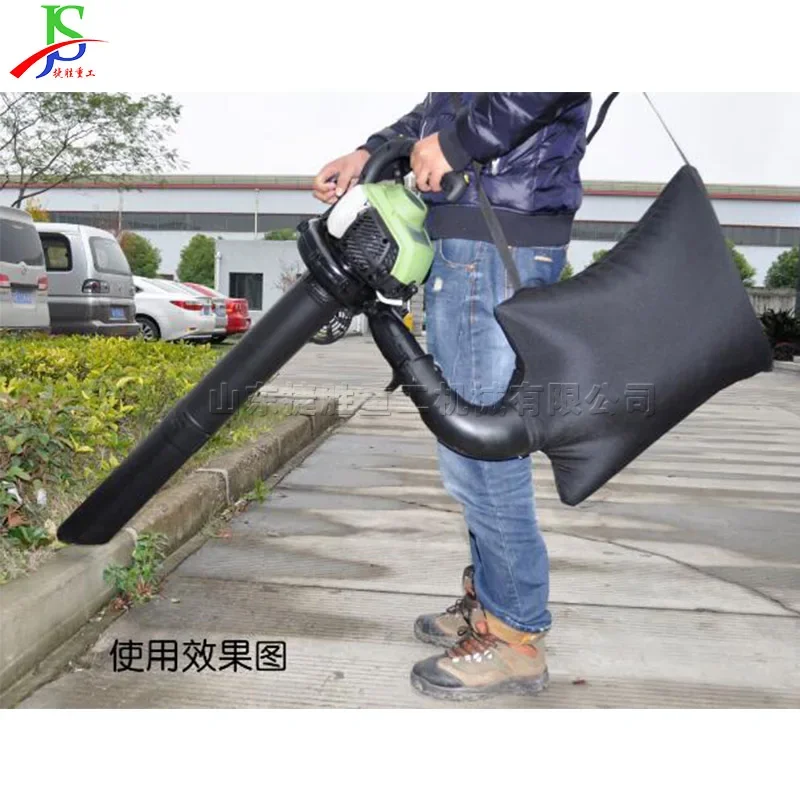 Portable blowing suction crushing leaf machine Small portable garden leaf crusher Golf course leaf