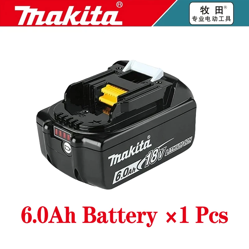 5Ah 6Ah 100% Originele Makita 18V Batterij BL1820B Oplaadbare Lithium-Ion Batterij voor Makita 18V Elektrisch Gereedschap Vervang de batterij
