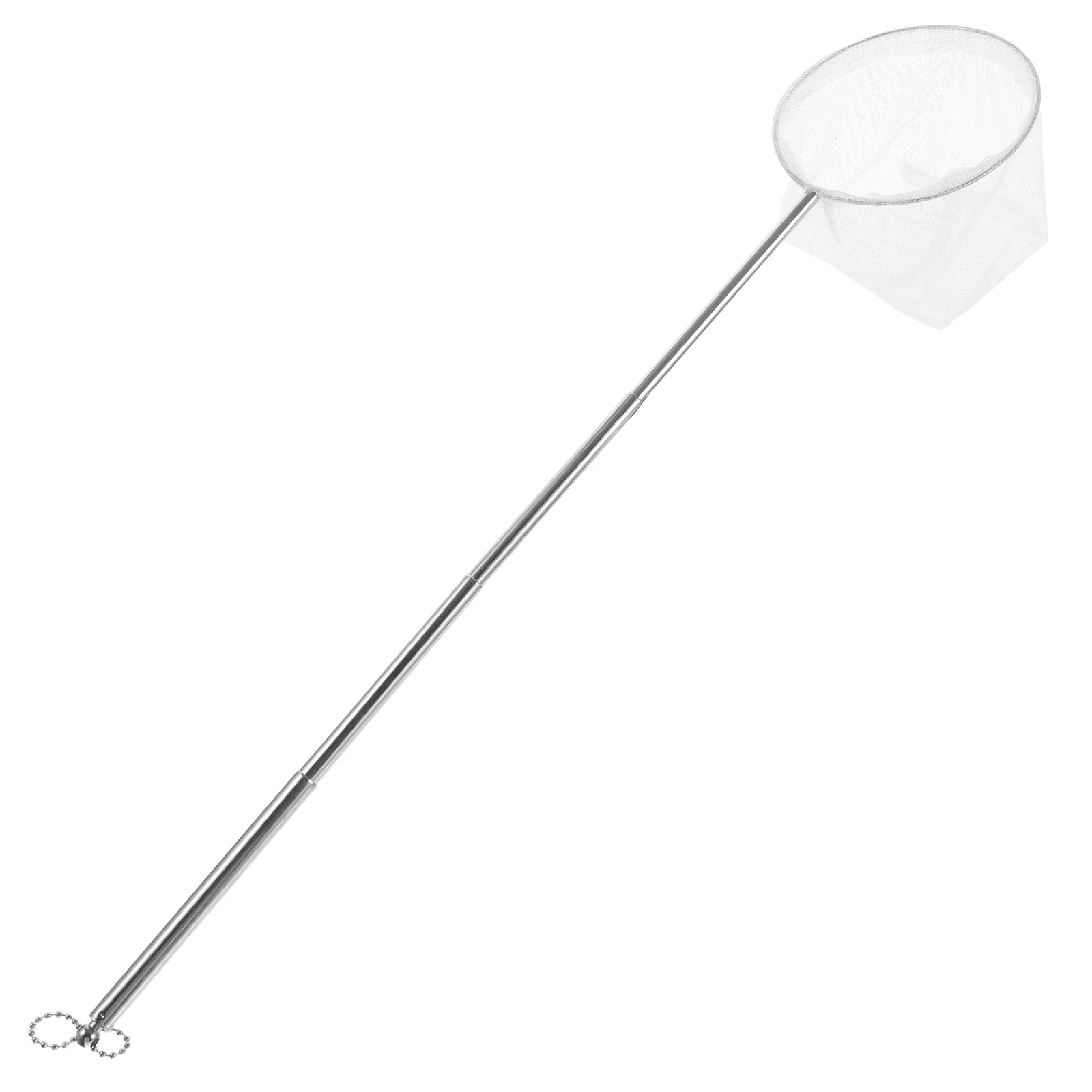 

Fish Tank Net Shrimp Round White Stainless Steel Aquarium Skimmer Small Fish Net 3D Durable Telescopic Practical