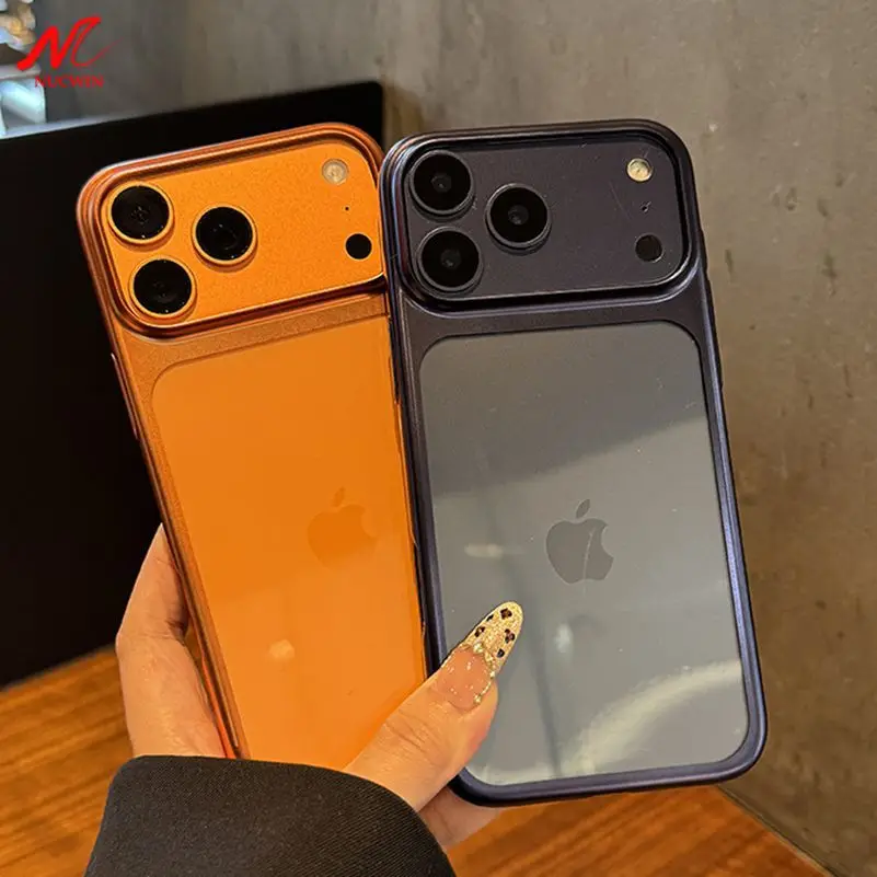 UV-Matte Luxus Transparente Handyhülle für iPhone 17 Pro Max, Anti-Fingerabdruck, Stoßfest, Kratzfest, PC-Schutzhülle für Männer und Frauen