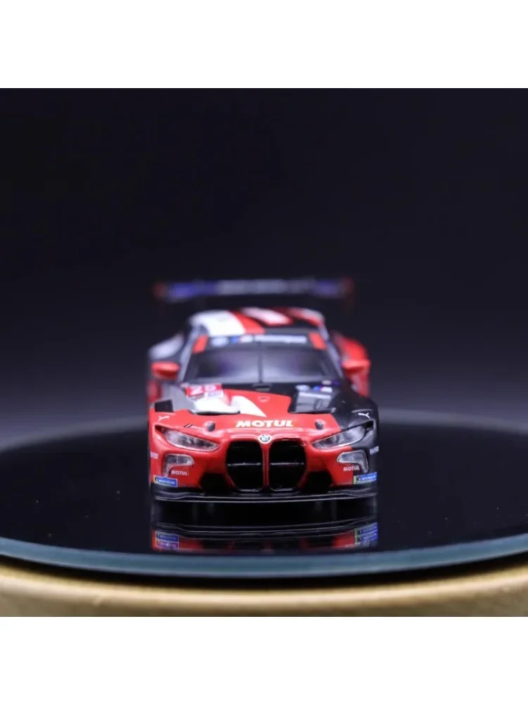 โมเดลขนาด1/64 416 BMW BMW M4 GT3 #25ของสะสมโมเดลอัลลอยหล่อขึ้นรูปของเล่นตกแต่งของขวัญวันเกิดของเล่นสำหรับเด็กผู้ชาย