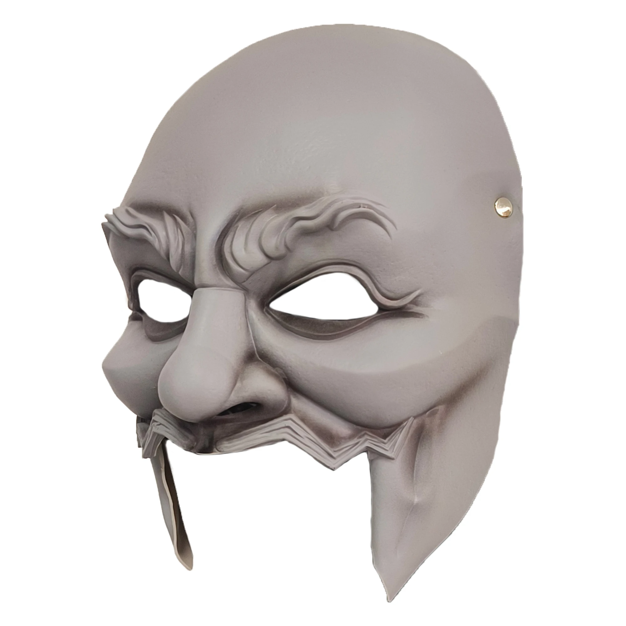 Uncle Howdy Latex Cosplay Mask maschera di Wrestler realistica accessorio per Costume di Halloween, grande, grigio