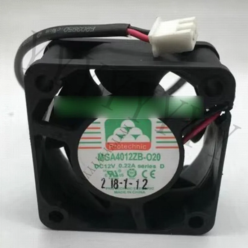 

q + 1 шт. новый для MAGIC MGA4012ZB-O20 12 В 0,22 А 2-проводной охлаждающий вентилятор # QW.