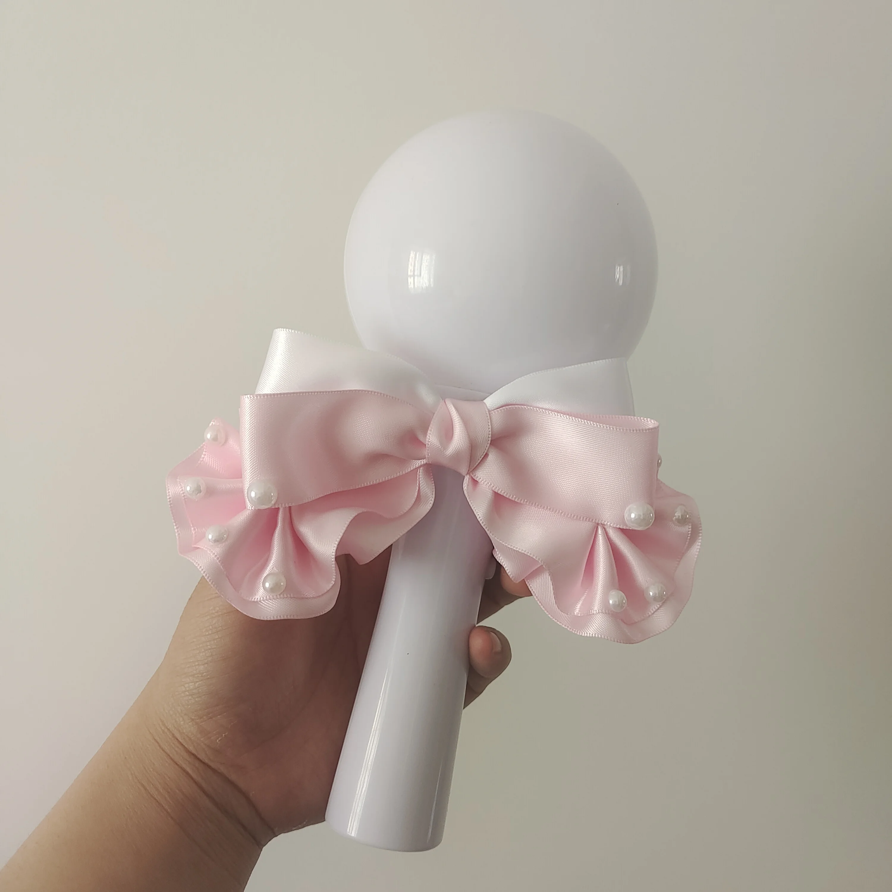 

Original Handmade Pearl Lolita Bowtie Brooch Concert Support Ladies' Sweetheart Pink Bow Dress Collar Flower Accessories Jewelry
