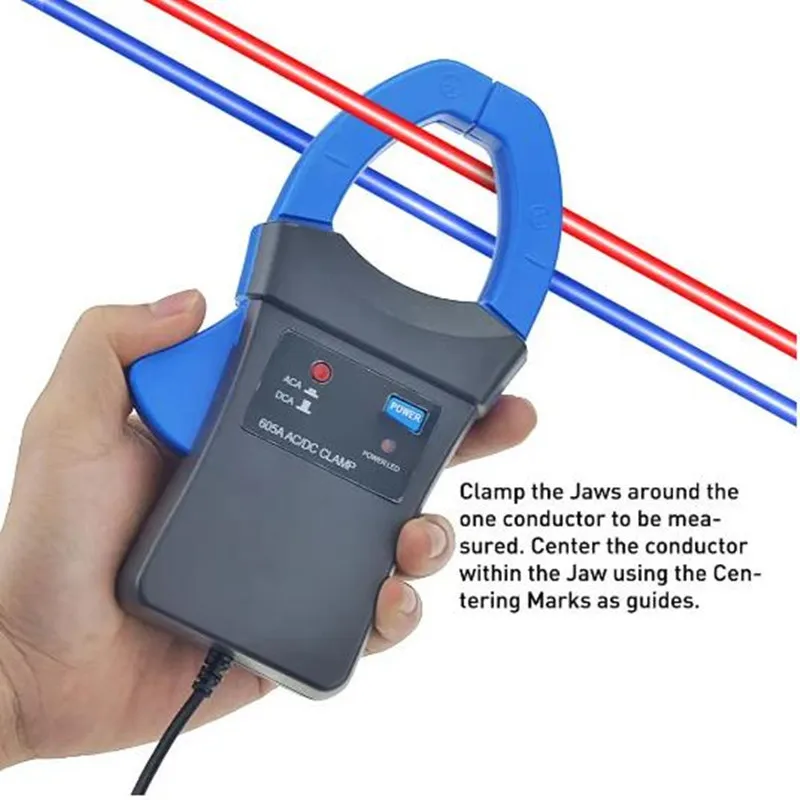 Multimeter Adapter AC/DC Clamp Adapter Current 600A DC Current Measurement Digital Multimeter ELECTRICAL HP-605A