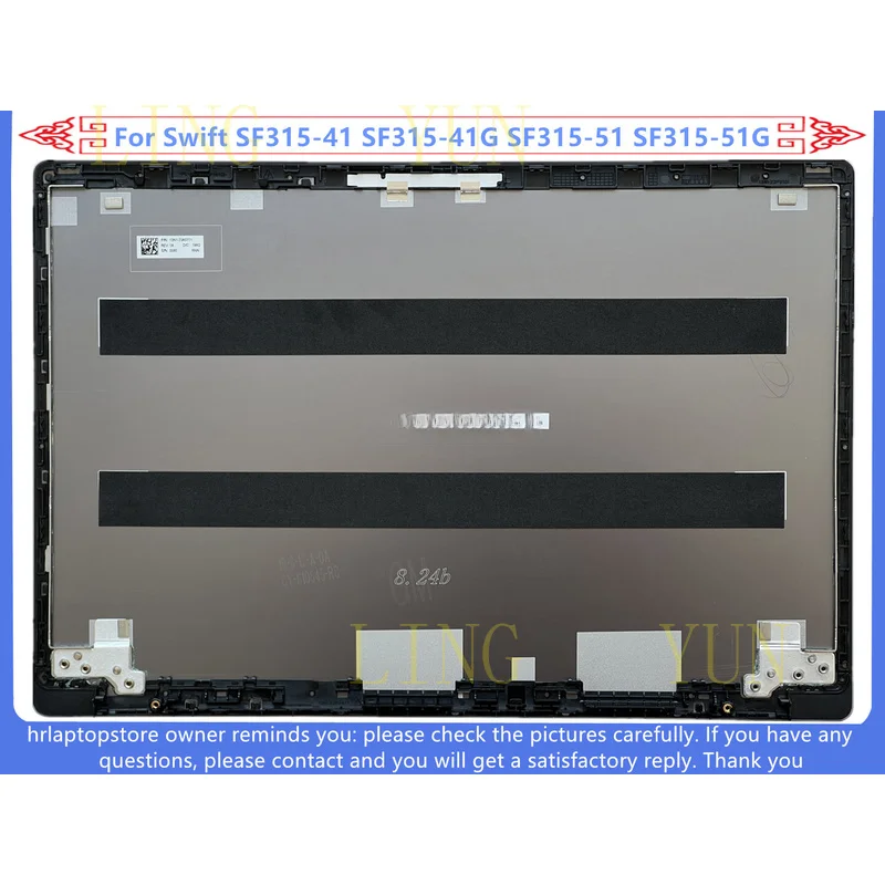 Z   New LCD Back Cover Lid Rear For Acer Swift SF315-41 SF315-41G SF315-51 SF315-51G