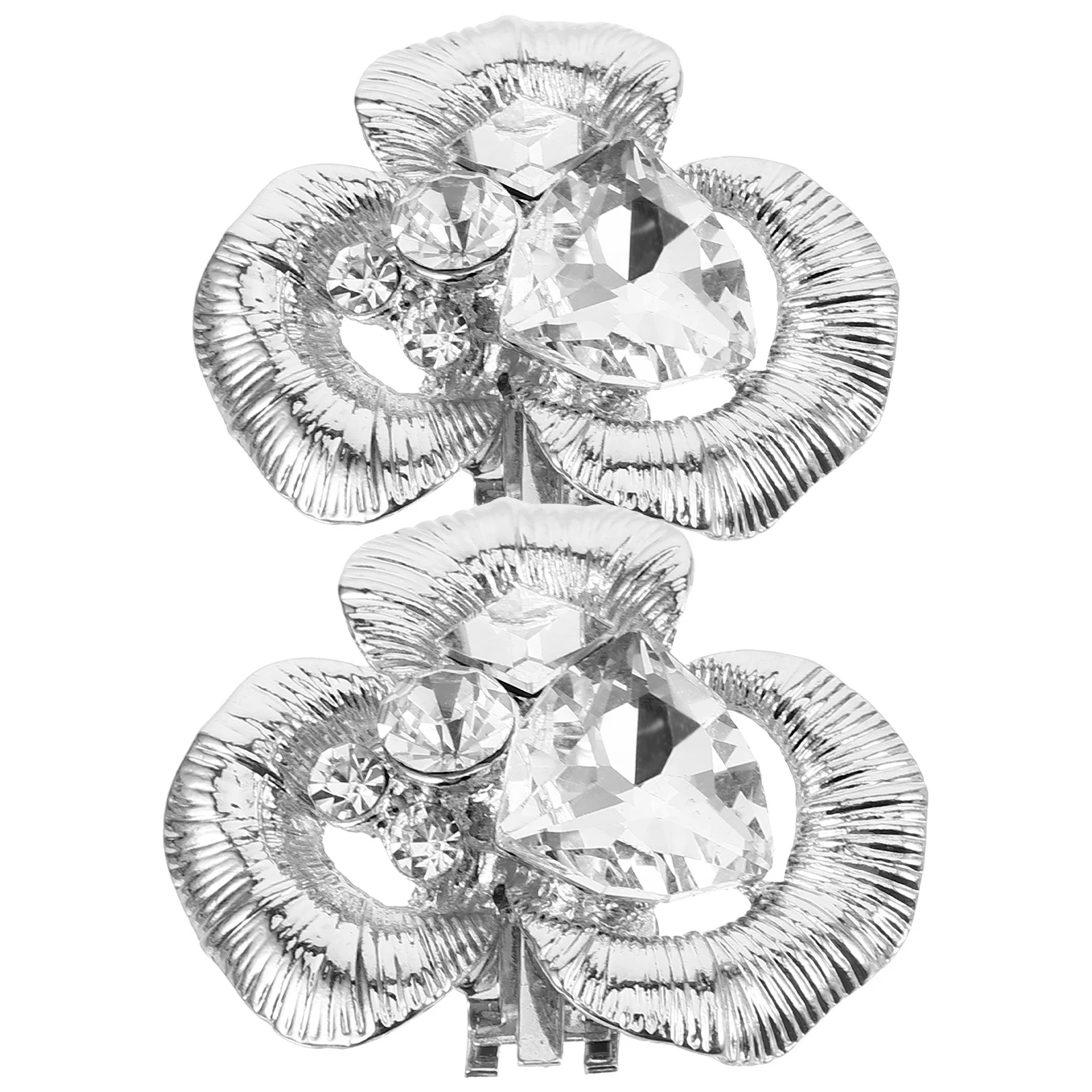 

1 Pair Rhinestone Shoe Clips Elegant Buckles Sparkly Decorative Charms For Wedding Party Banquet Shoe Clips For Flats Heels