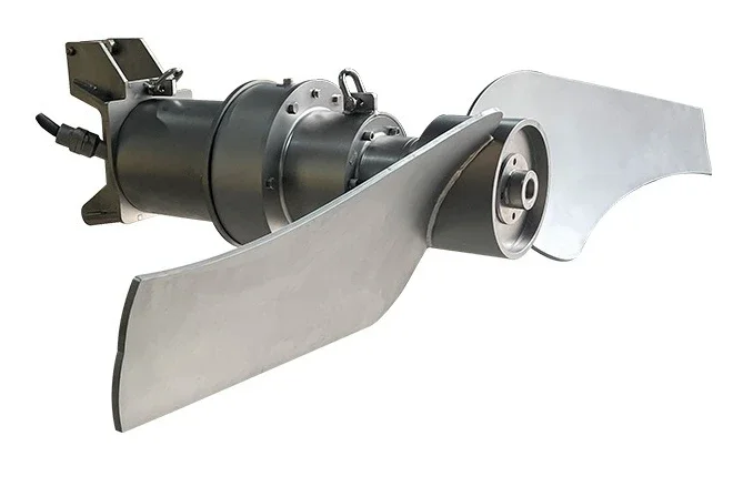 Low Speed Submersible Flow Propeller Corrosion Resistant Stainless Steel Thruster For Wastewater Pool Water Circulation
