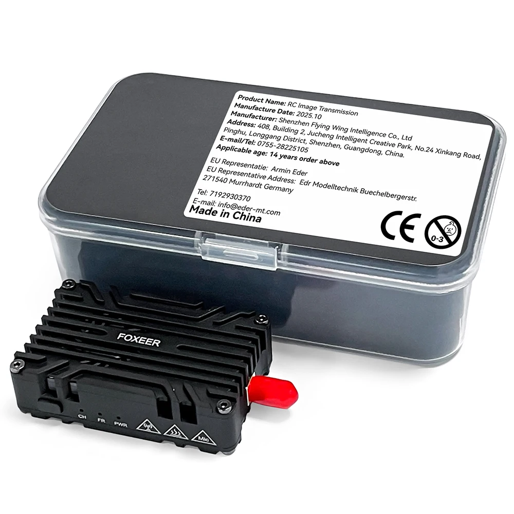 

FOXEER Reaper Extreme 3 Вт 10 Вт V2 VTX FPV видеопередатчик 80CH 4,9 ~ 6G встроенный микрофонный вентилятор для самолета-дрона дальнего действия