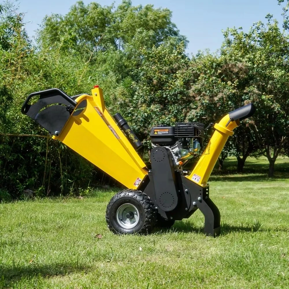 Garden Shredder Chipper - Branch Crusher Wood Chipper Petrol Wood