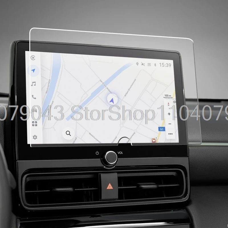 واقي للشاشة من الزجاج المقسى لسيارة Toyota GR YARIS 2024 2025 10.5 بوصة راديو المعلومات والترفيه LCD نظام تحديد المواقع والملاحة أفلام واقية