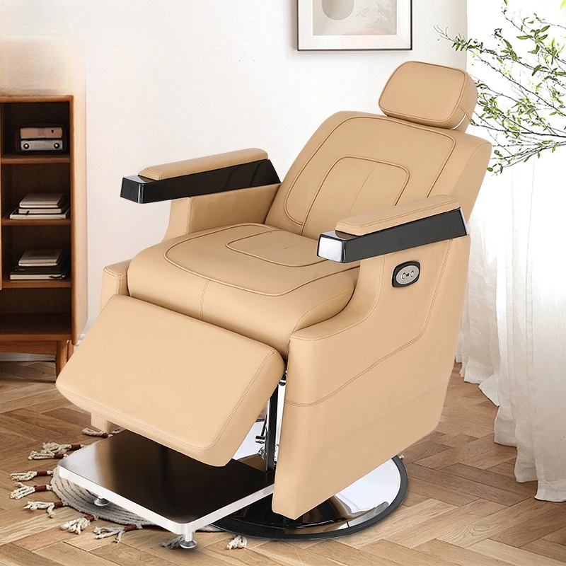 

Barber Shop Hair Salon Heavy Duty Ergonomics Electric Lift Chair Reclining Salon Electric Barber Chair