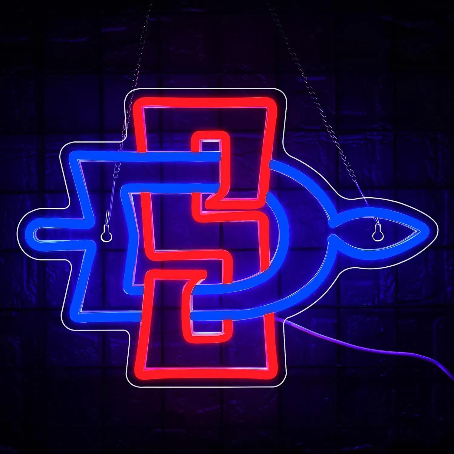 

University Basketball Neon Sign College Sports USB Dimmable Neon Lights for Bar Man Cave Dorm Club Party Decor Gifts for Fans