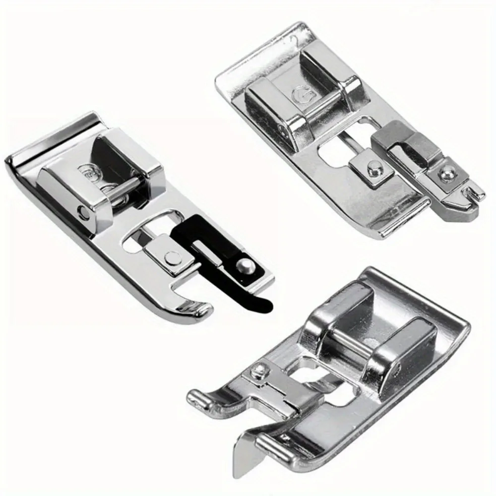 2Pcs Thick Fabrics Overlock Presser Foot Fit for Juki Singer Brother Domestic Multi-Function Sewing Machine Parts 5BB5950 view 2