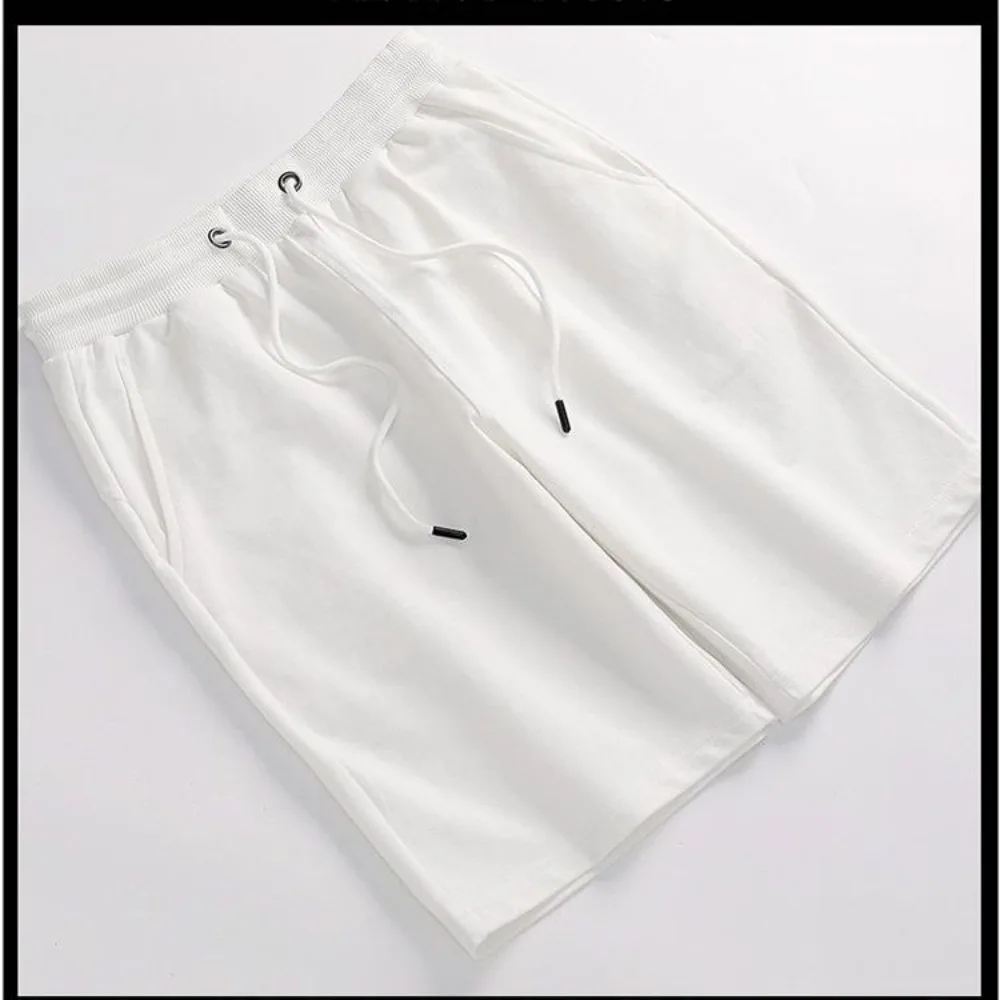 

Корейские свободные брюки-капри унисекс для повседневной носки, весна-лето, новый стиль, спортивные шорты