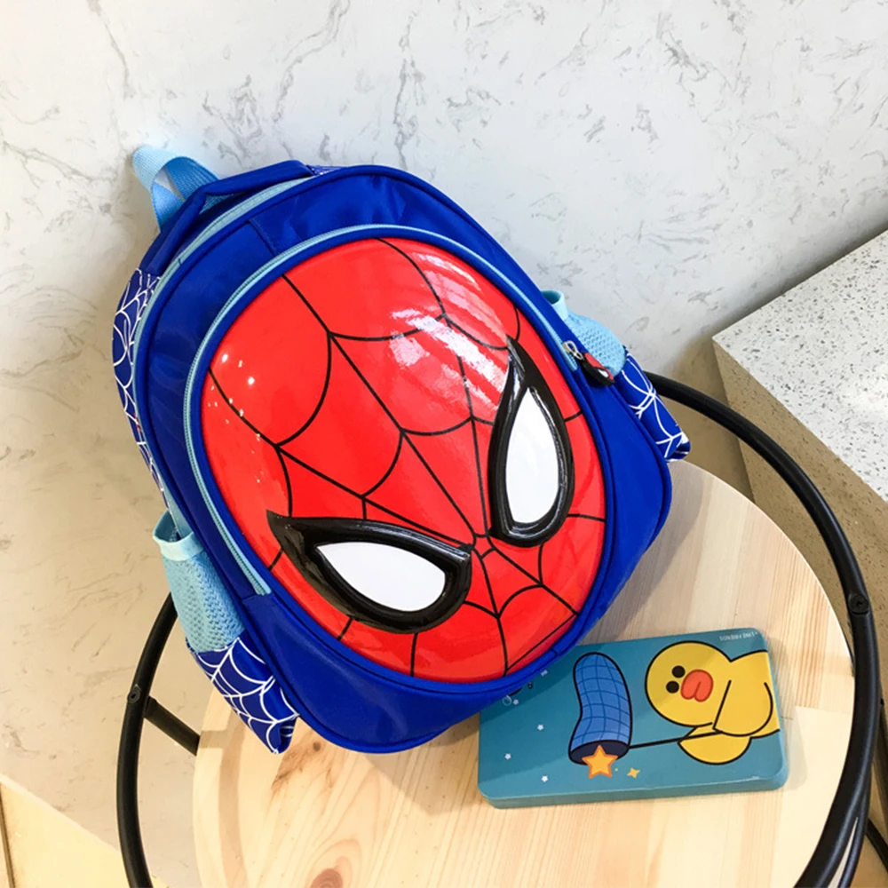 Cartoon Anime SpiderMan Children\'s backpack Cute cartoon schoolbag Boy girl doll toy gift Kindergarten backpack Student backpack