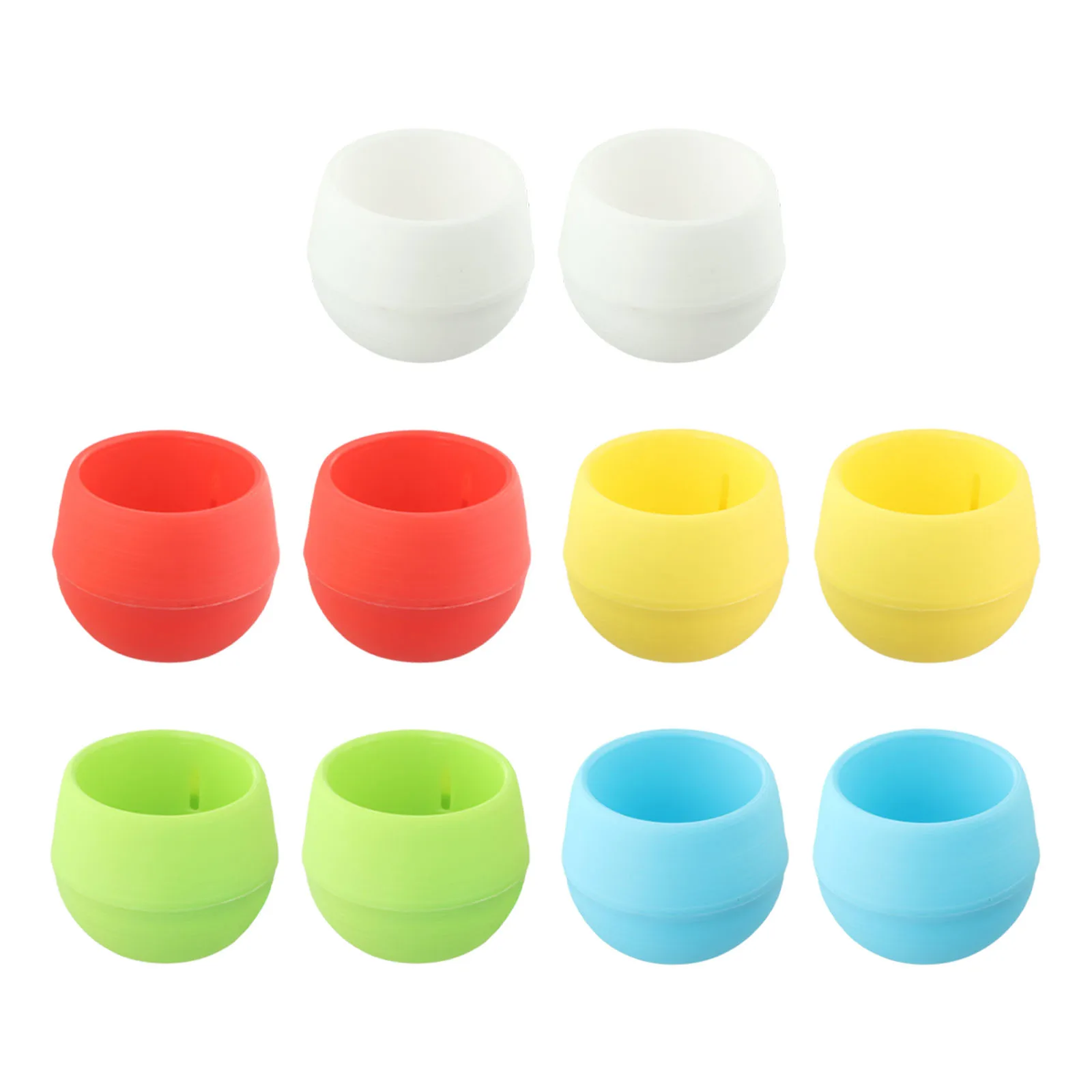 10 Piece Resin For Mini Plant Pots with Column Shape Water Outlet and Reservoir for Indoor Greenery and Space Decoration